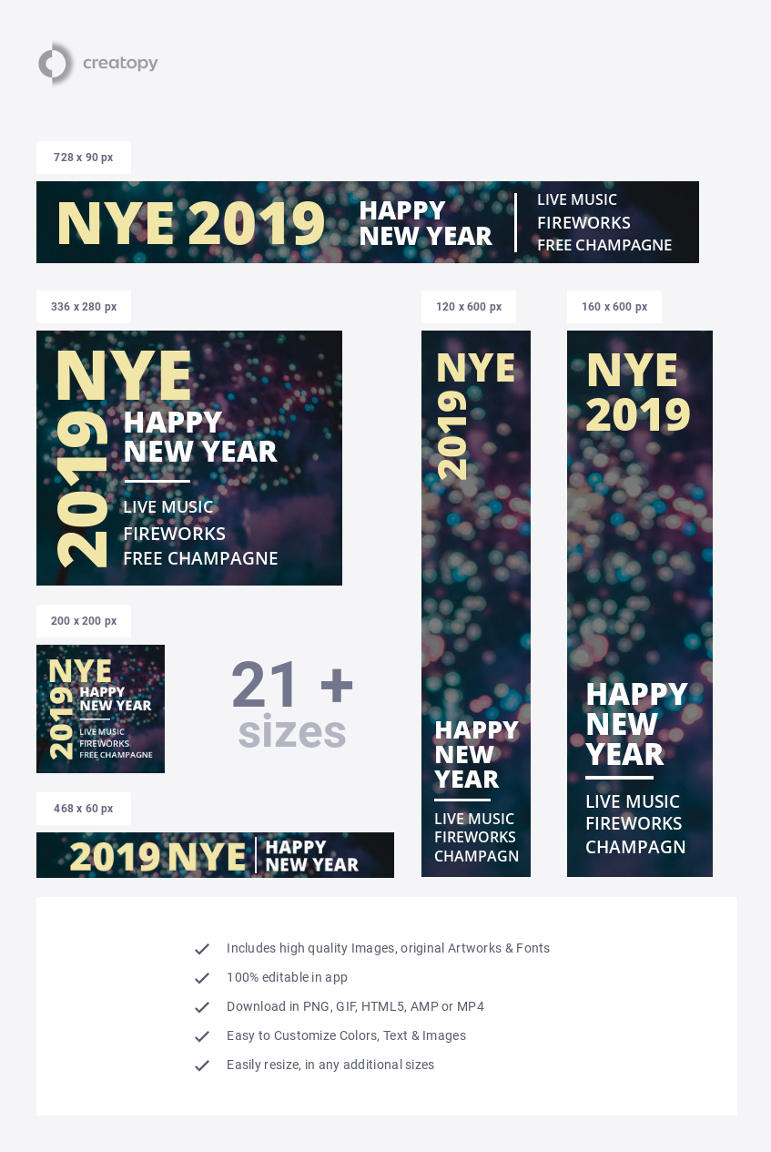 New Year 2022 Party Invitation - display