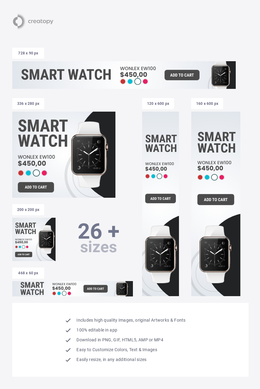 White Wonlex Smart Watch - display