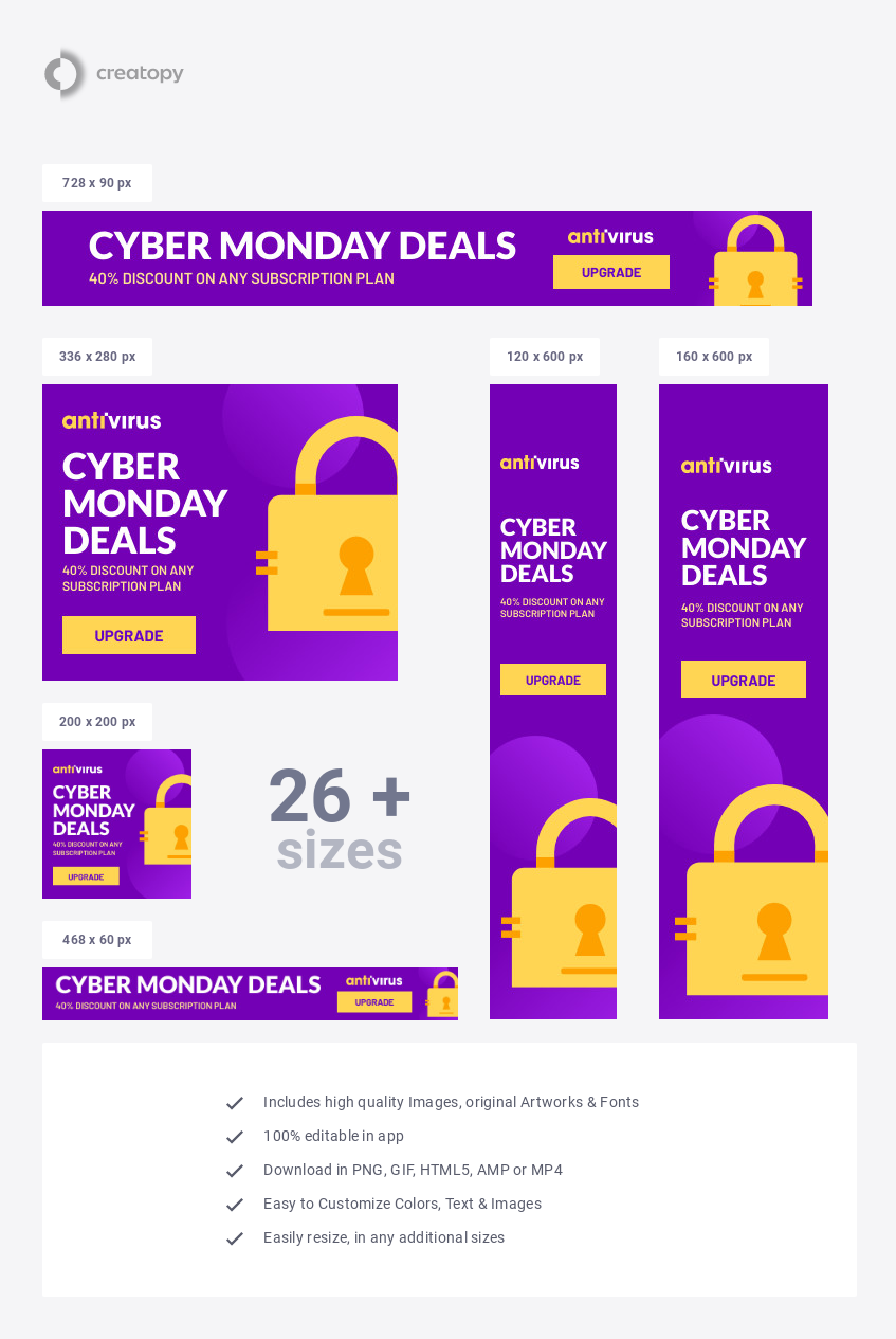 Cyber Monday Antivirus Subscription Deals - display