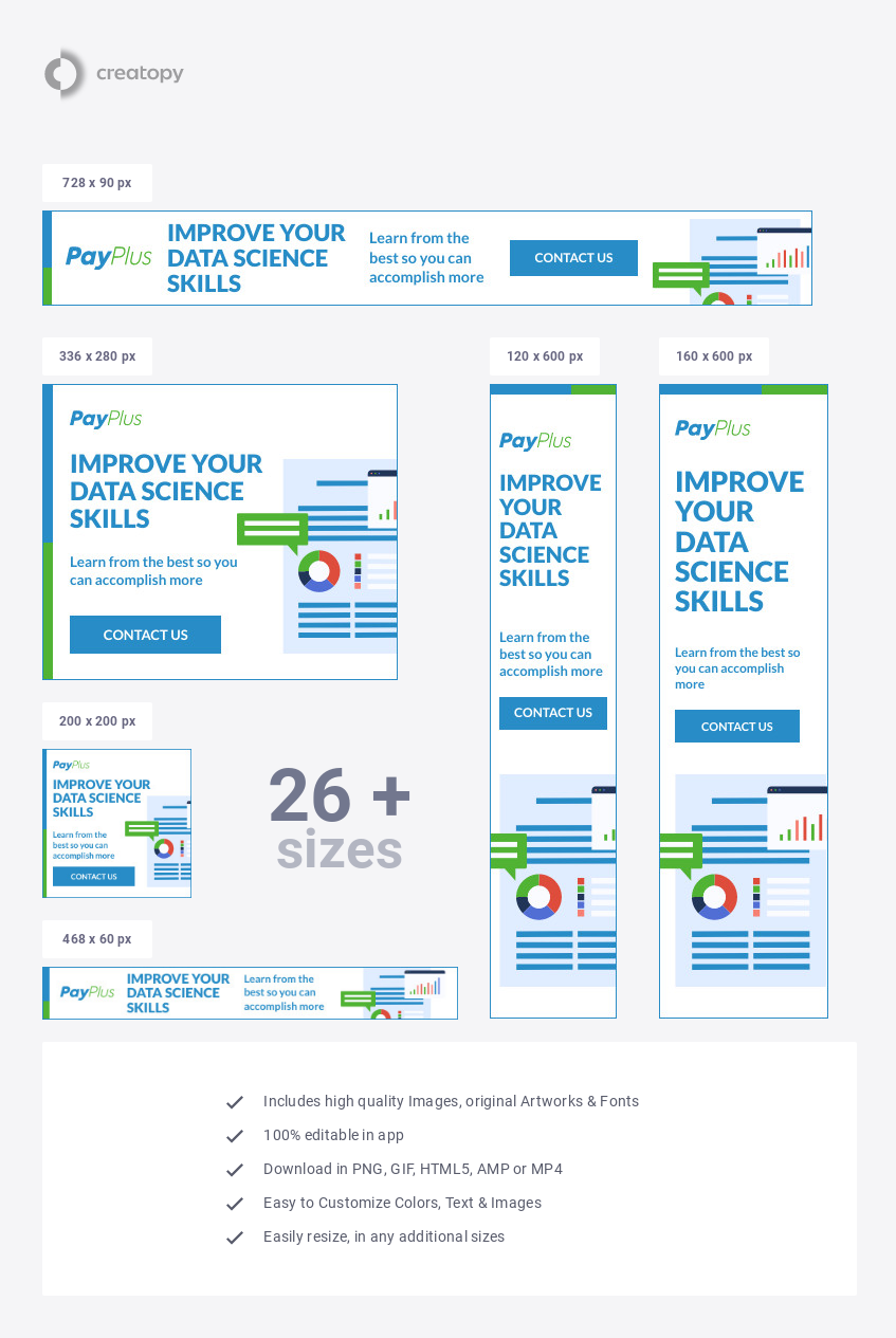 Data Science Course Ad Template - display