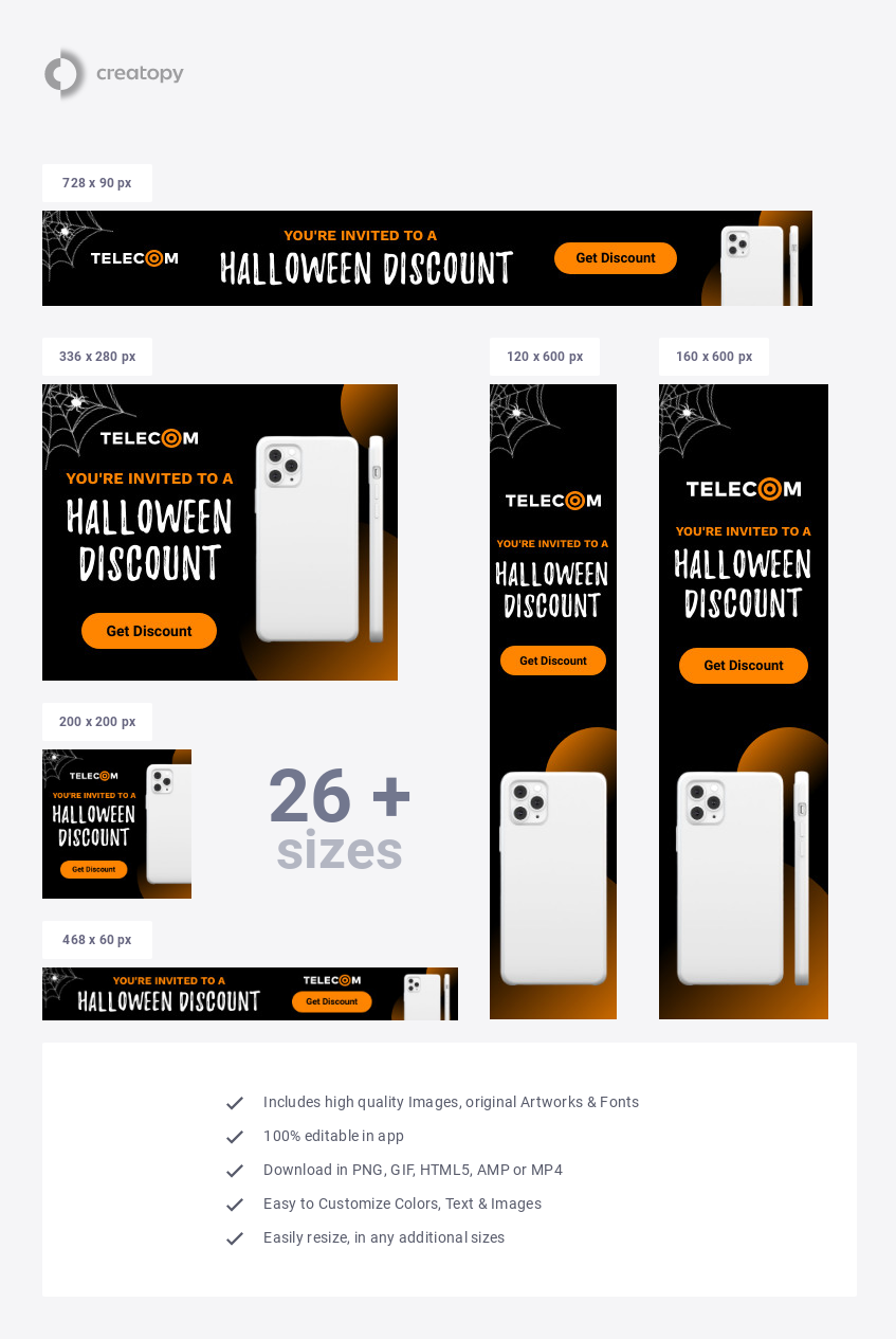 iPhone Halloween Discount  - display