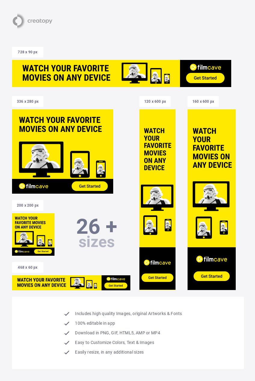 Watch Movies On Any Device - display