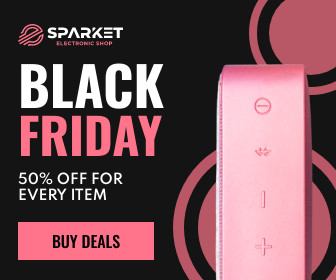 Black Friday Pink Portable Speaker