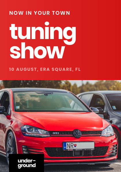 Volkswagen Tuning Show – Flyer Template