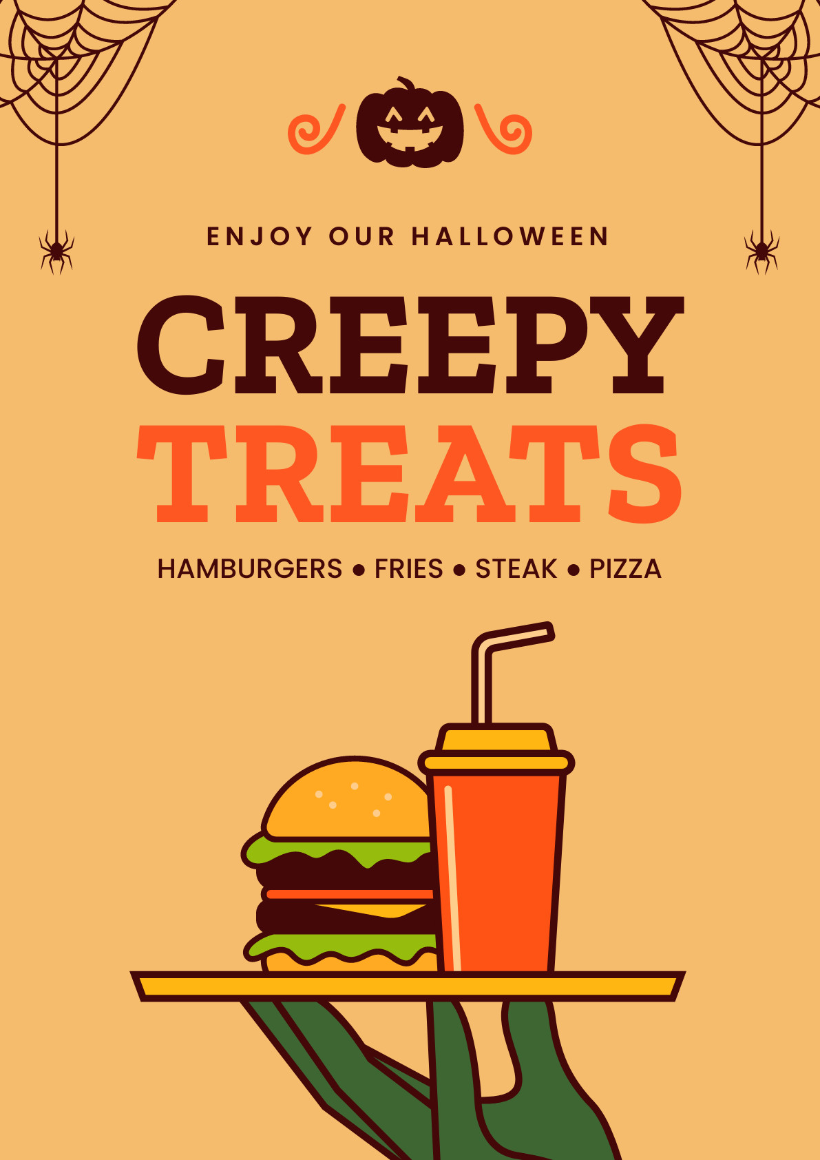 Creepy Treats Halloween Poster