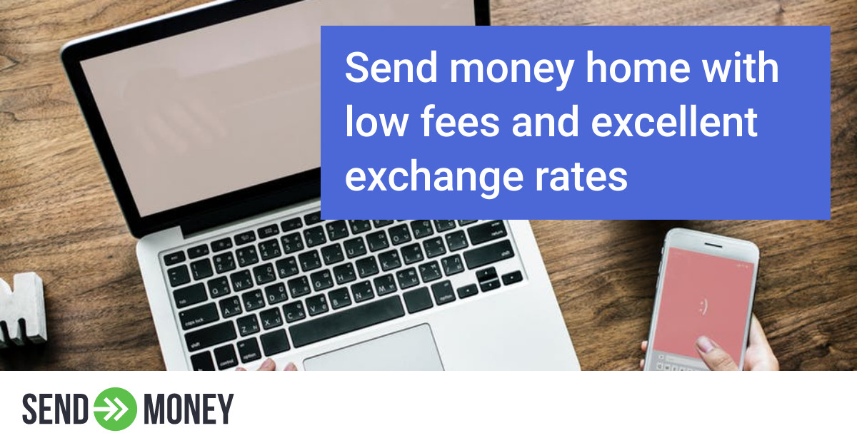 Send Money With Low Fees Responsive Landscape Art 1200x628