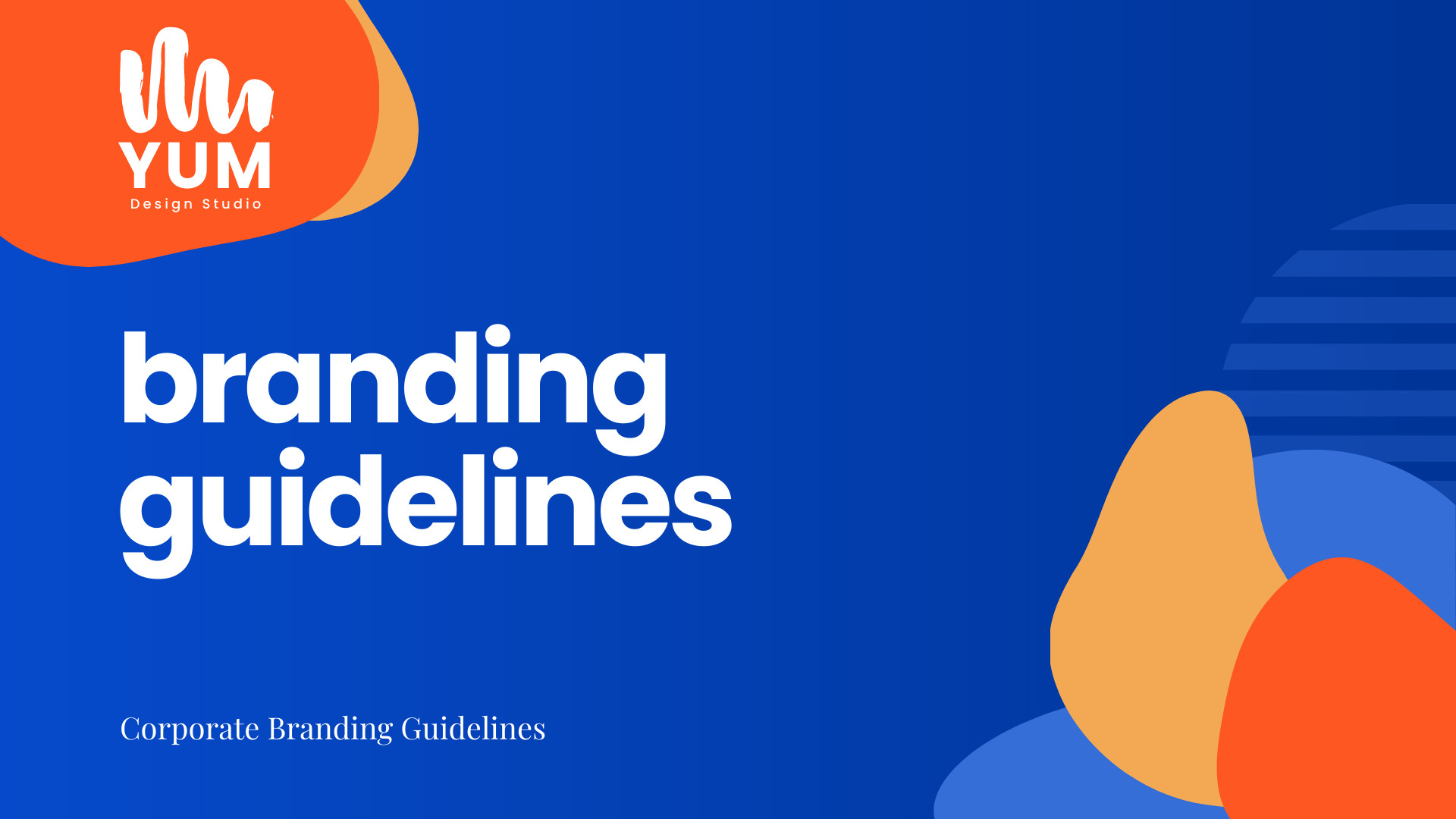 Branding Guidelines Yum – Presentation Template 