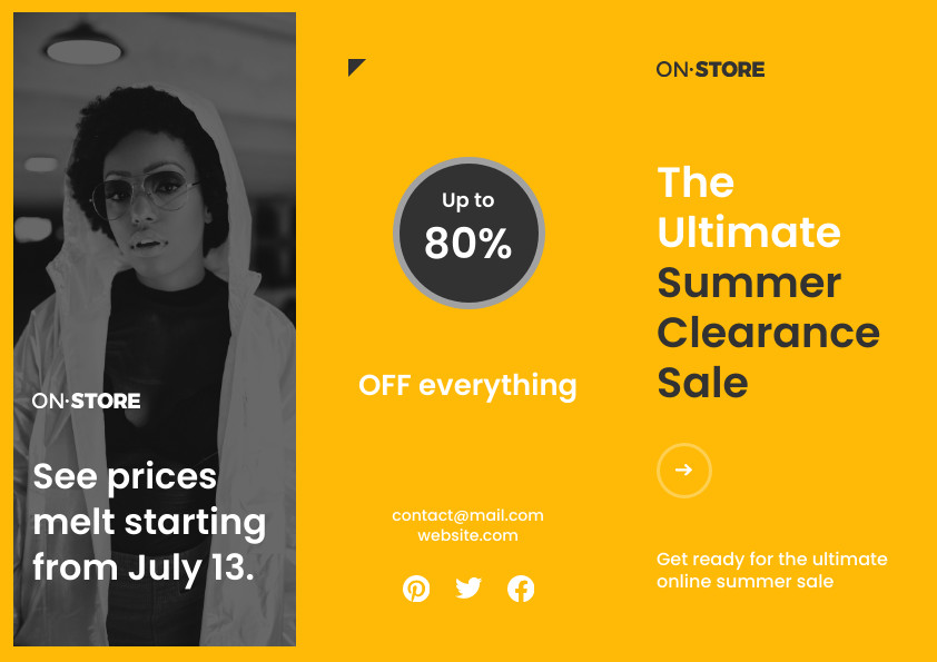 Ultimate Summer Clearance Sale Brochure
