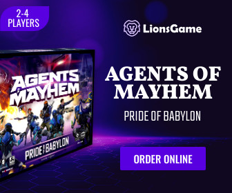 Purple Board Game Agents of Mayhem