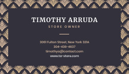 TA Clothes Store Business – Card Template