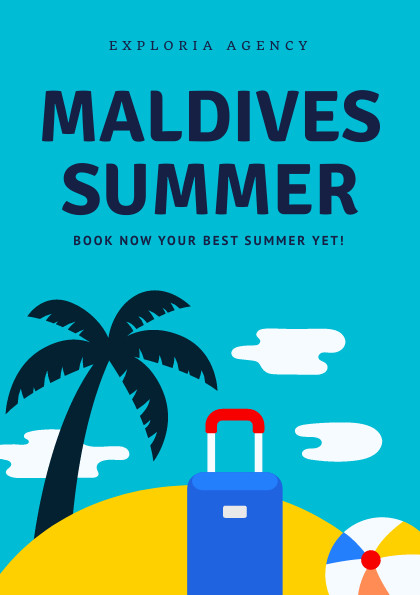 Exploria Maldives Summer – Flyer Template