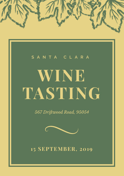 Wine Tasting Santa Clara – Flyer Template