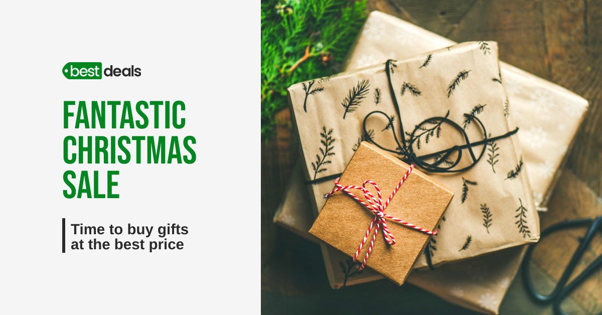 Fantastic Christmas Sale to Buy Gifts Responsive Landscape Art 1200x628