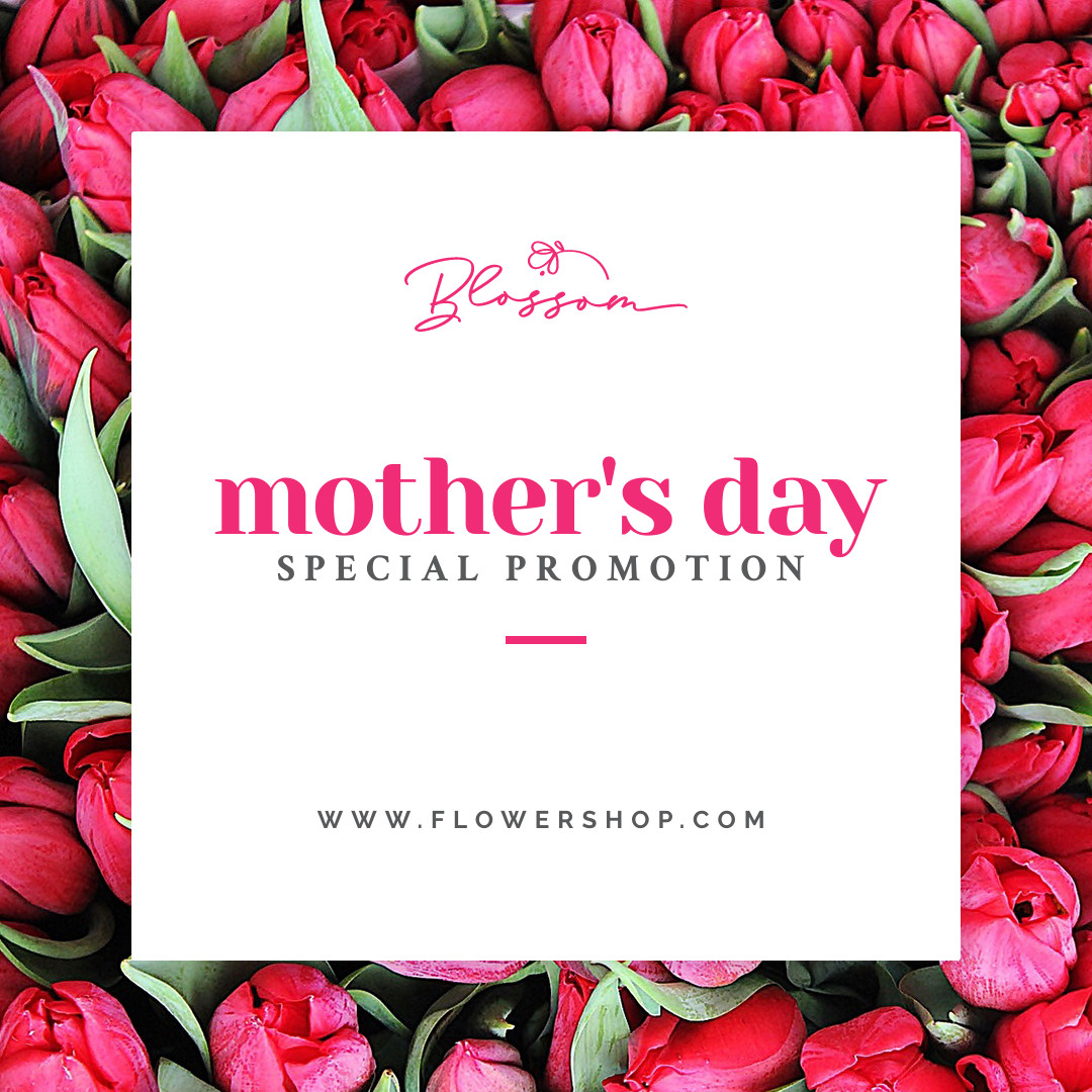 Mothers Day Special Promotion Tulips
