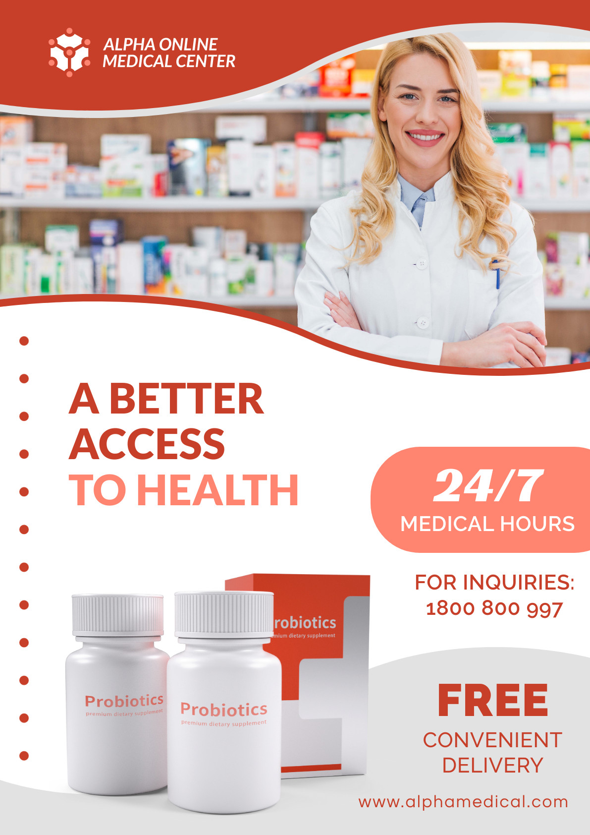 Better Access to Health Medical – Poster Template