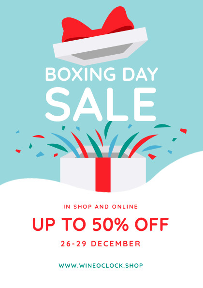 Open White Box Boxing Day Sale Flyer
