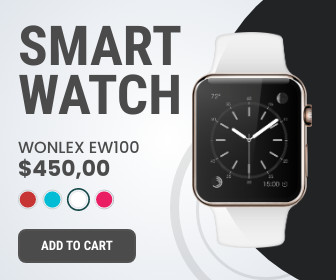 White Wonlex Smart Watch
