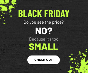 Black Friday Too Small Price Inline Rectangle 300x250
