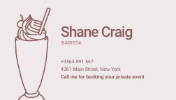 Brew Coffee Shop Business – Card Template