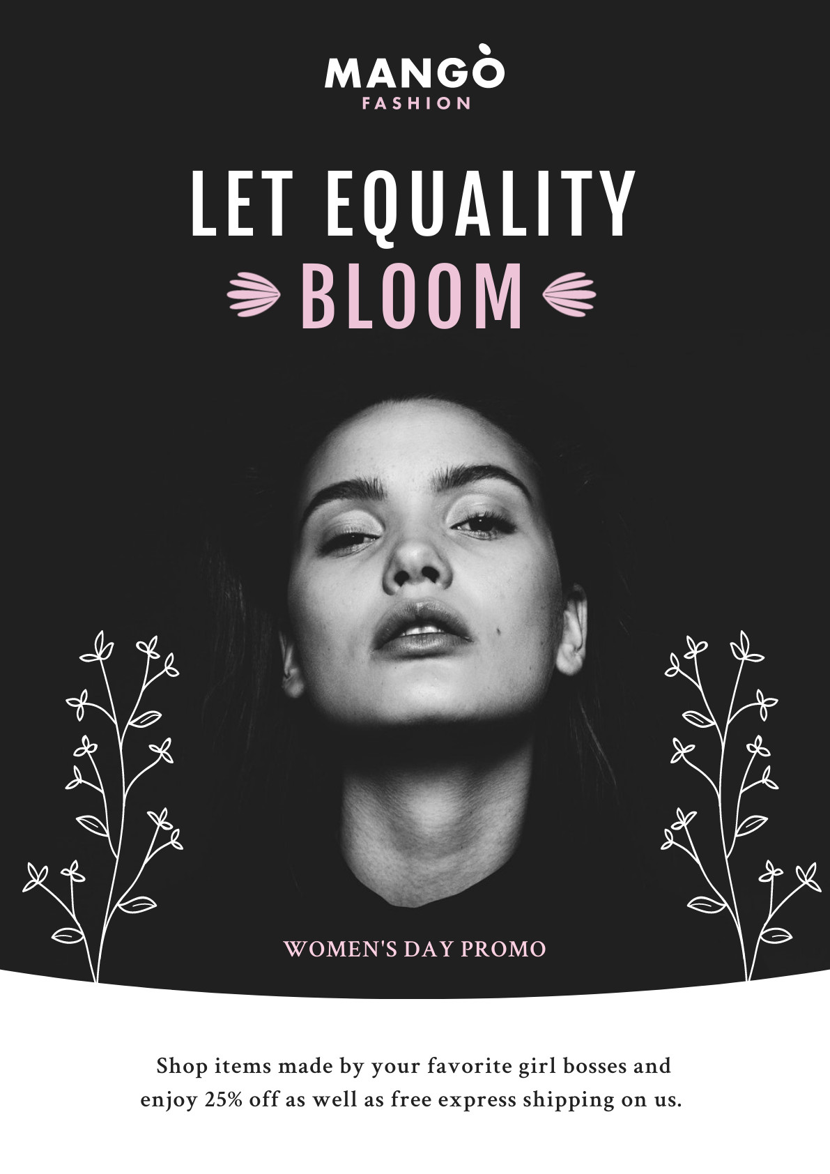 Women's Day Equality Bloom – Poster Template