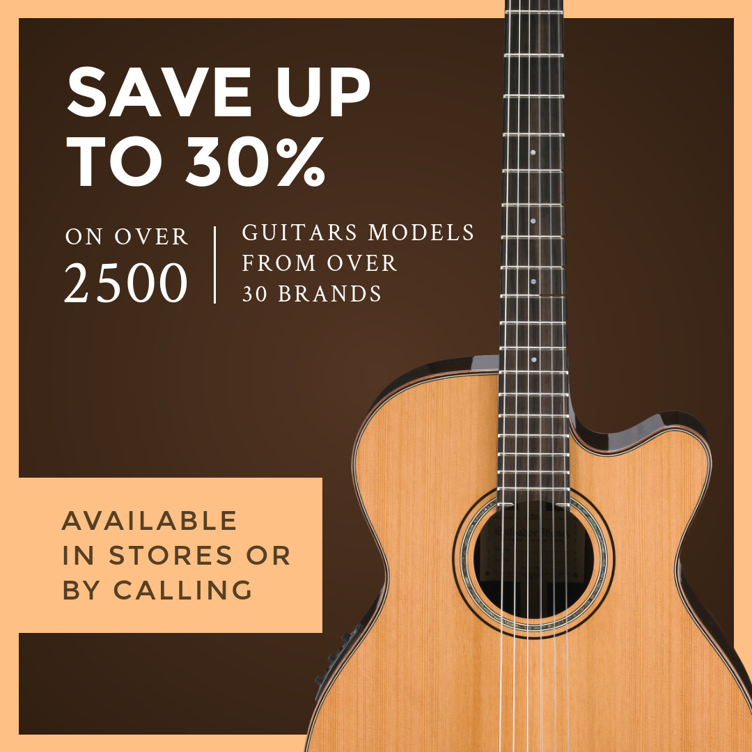 Ad For Musical Instruments Stores Facebook Carousel Ads 1080x1080
