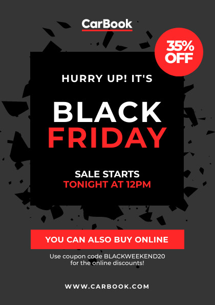 Hurry Up Carbook Black Friday Flyer