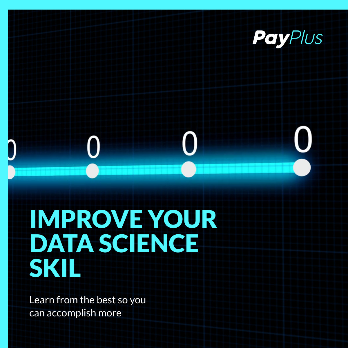 Data Science Course Ad Template Responsive Square Art 1200x1200
