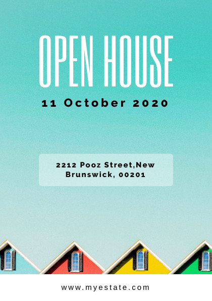 Open House Luxury Properties – Flyer Template 420x595