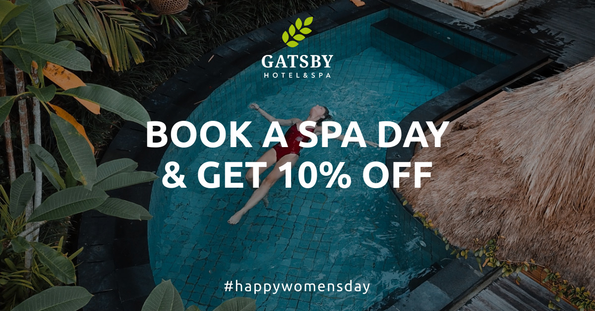 Book a Spa on Women's Day Responsive Landscape Art 1200x628