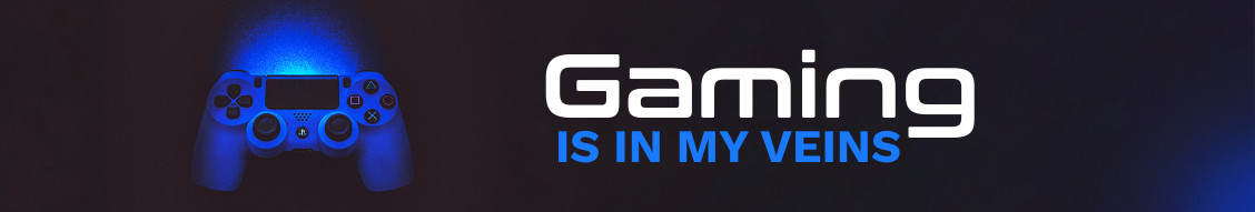 Gaming is in My Veins Linkedin Page Cover