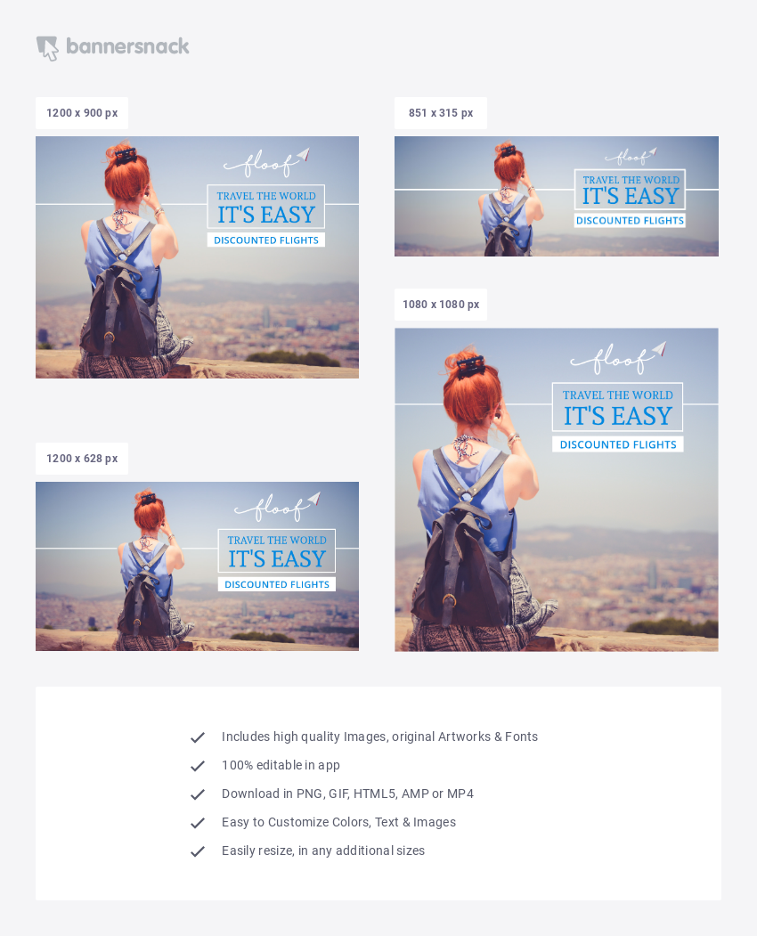 Travel Ad Template - social