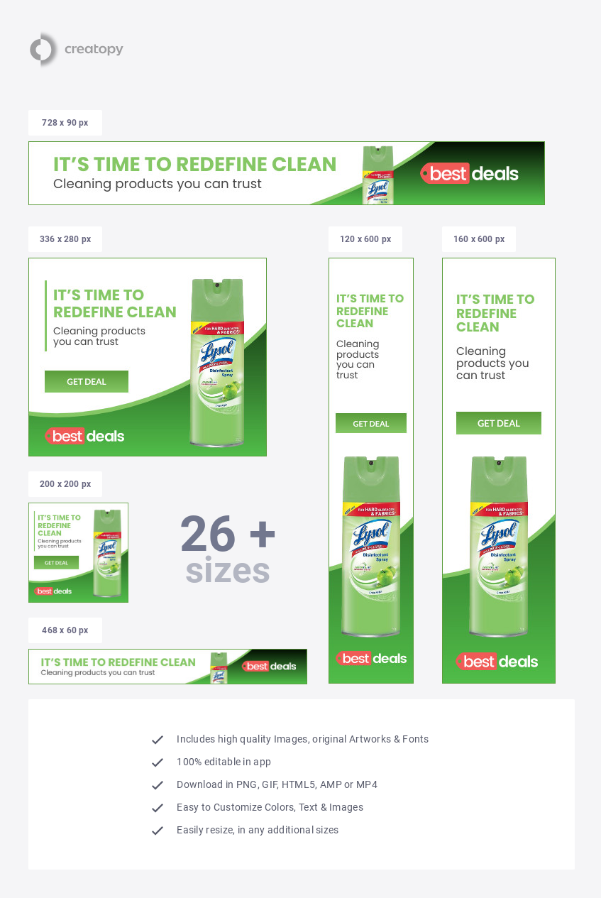 cleaning products ads