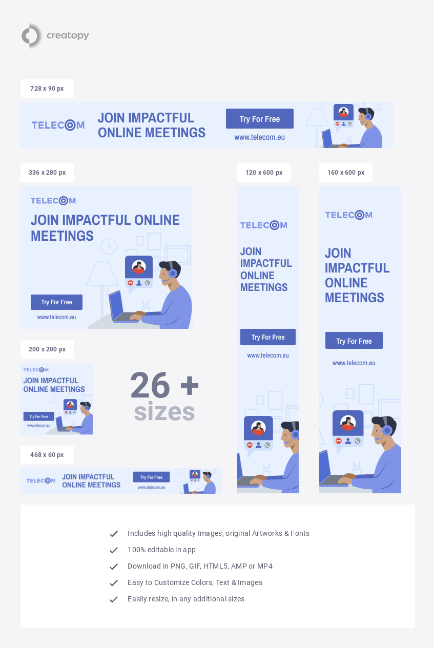 Join Impactful Online Meetings - display