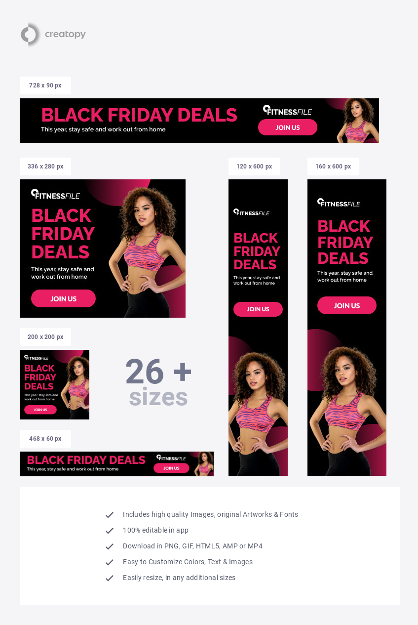 Home Fitness Workout Black Friday Deals - display