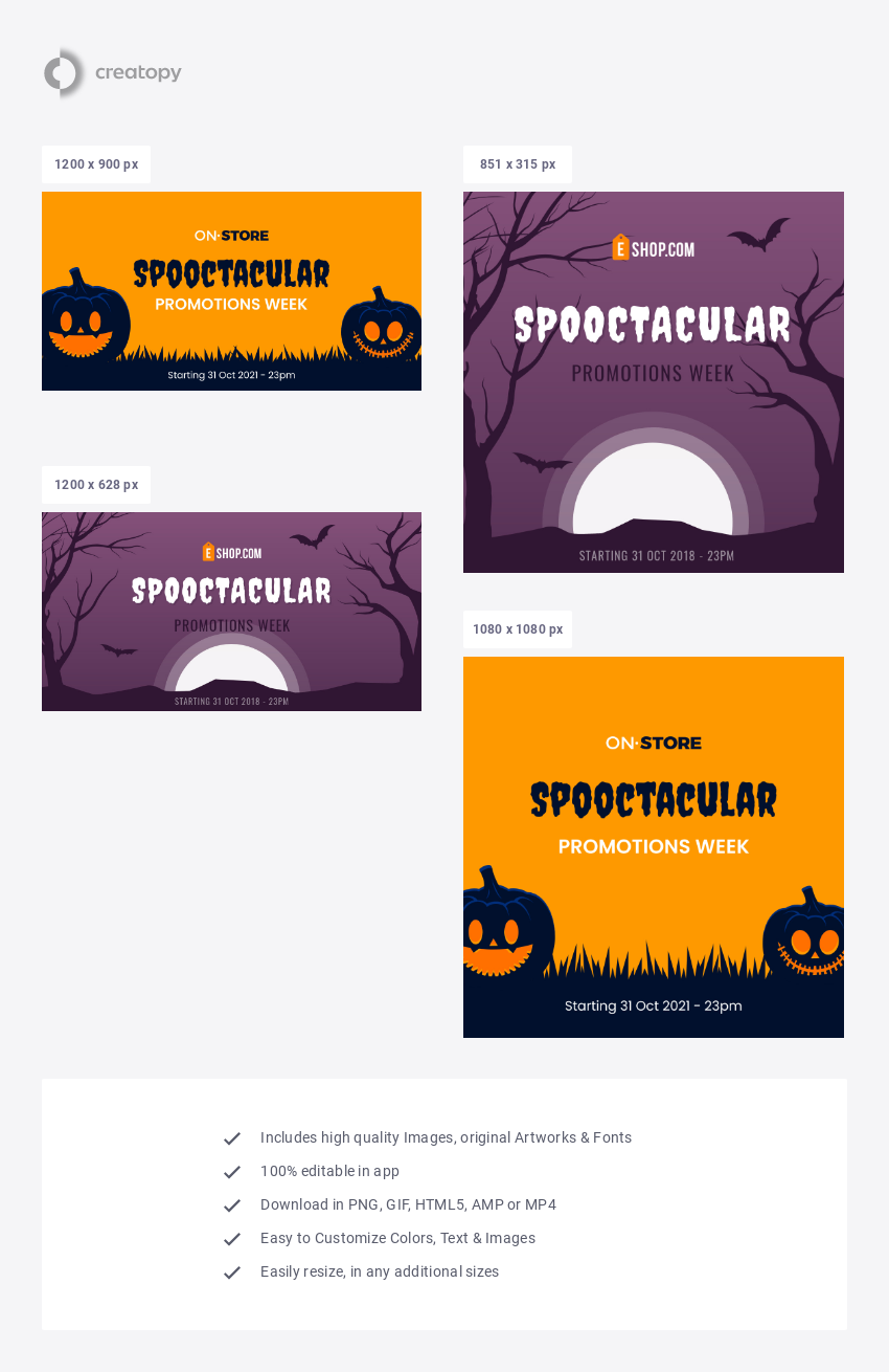Halloween Spooctacular Week - social
