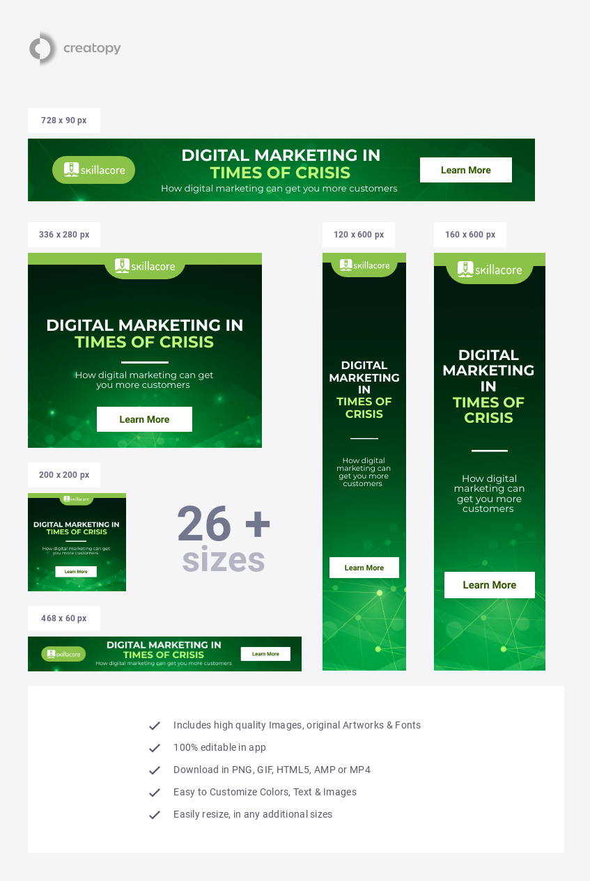 Digital Marketing More Customers - display