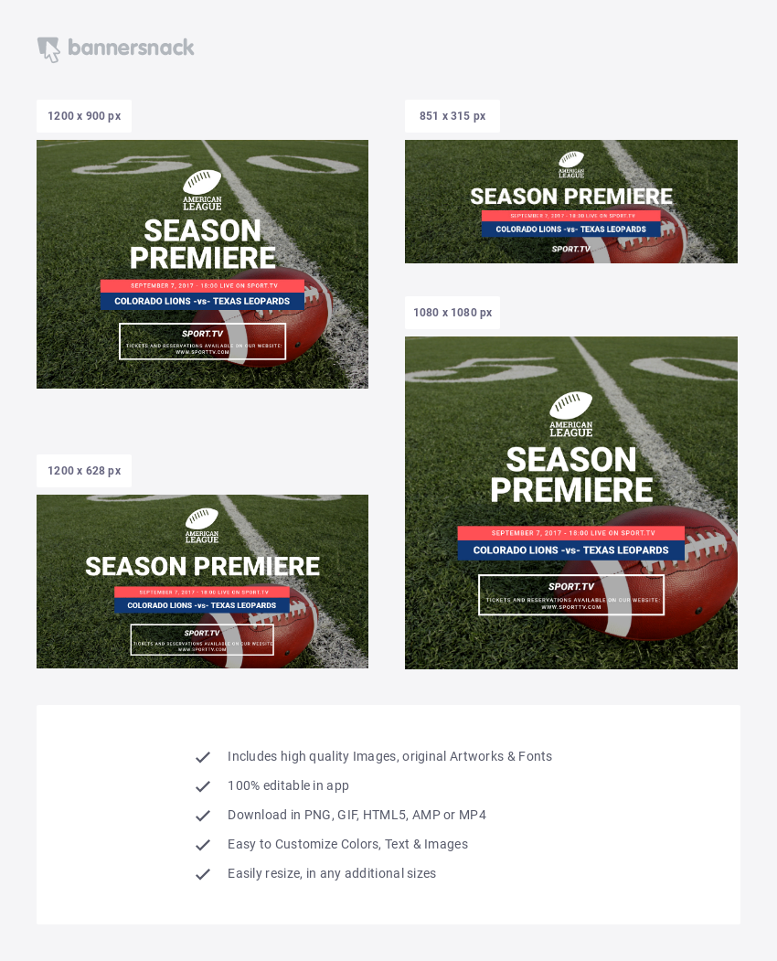 Football season premiere - social