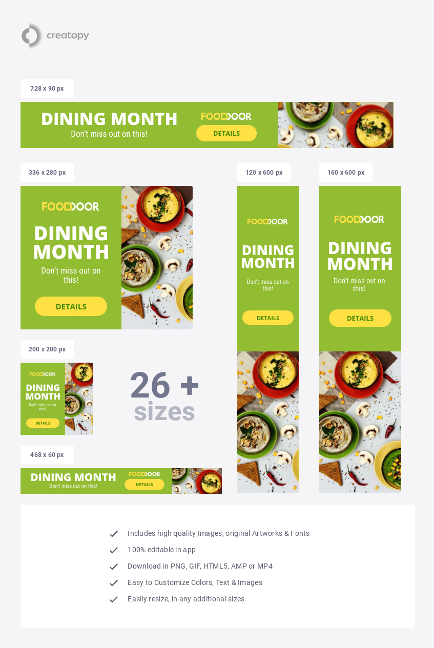 FoodDoor Dining Month Offer  - display