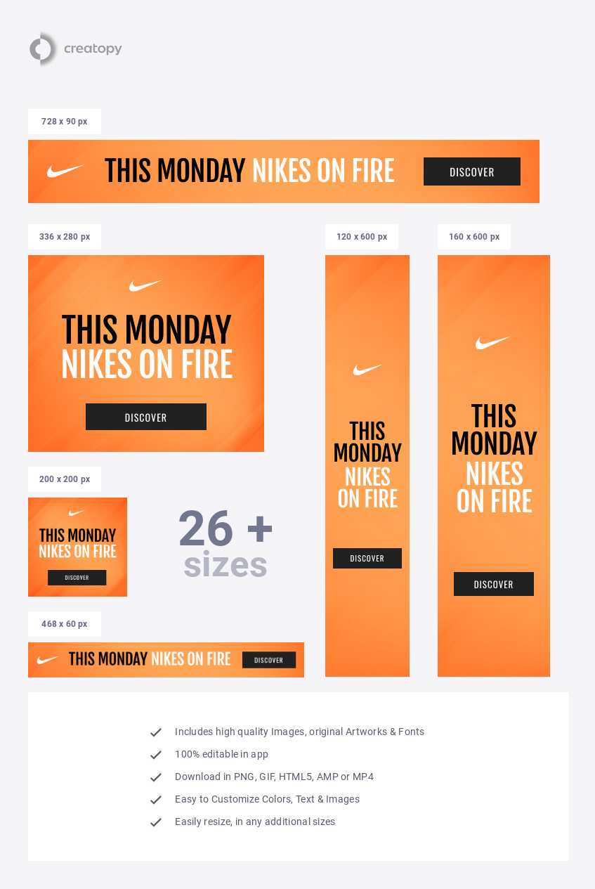 This Monday Nikes on Fire  - display