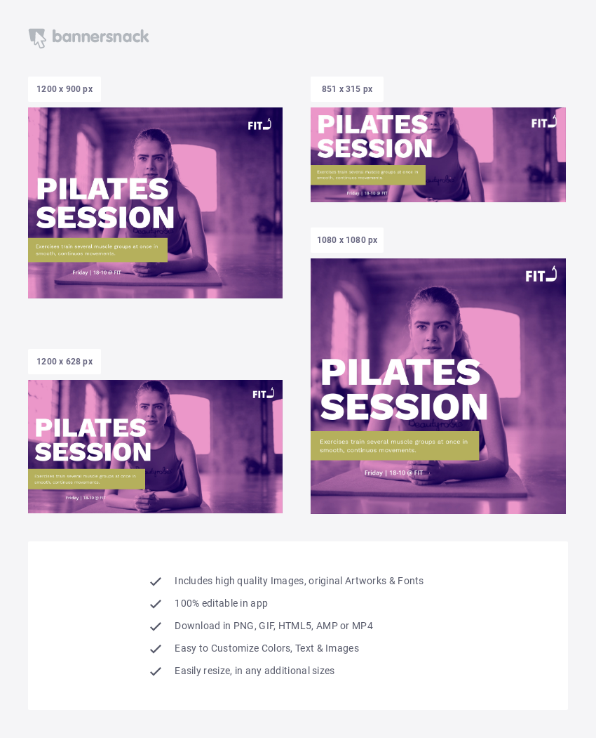 Pilates Studio - social