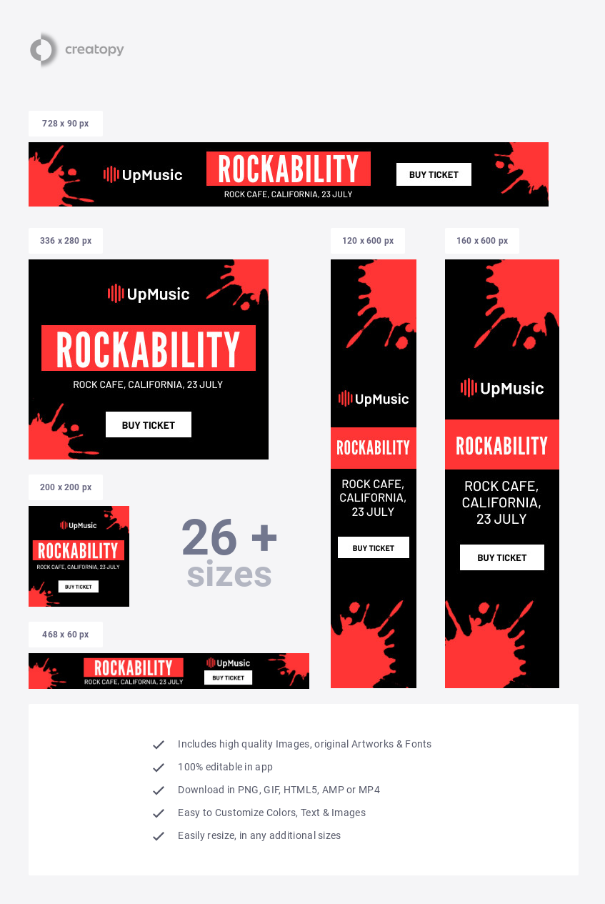 Rockability Music Event - display