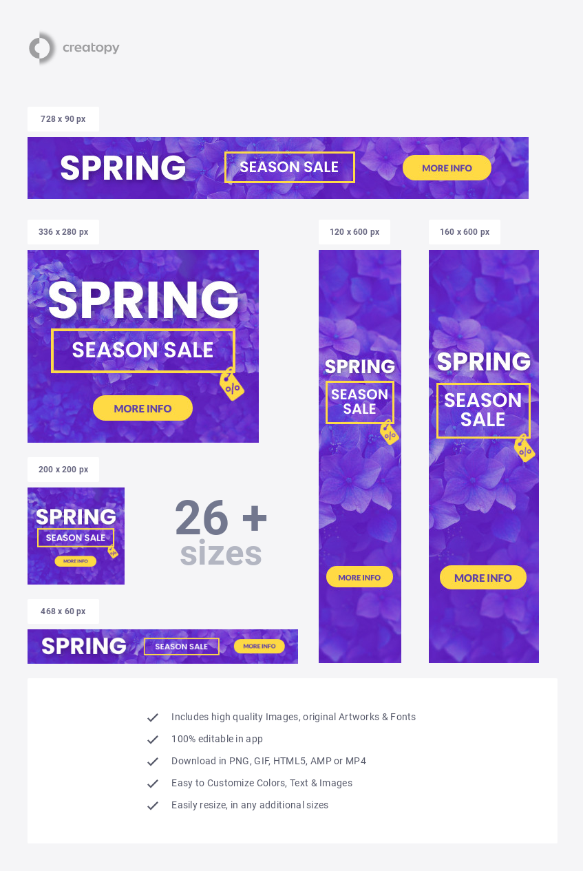 Spring Season Sale - display