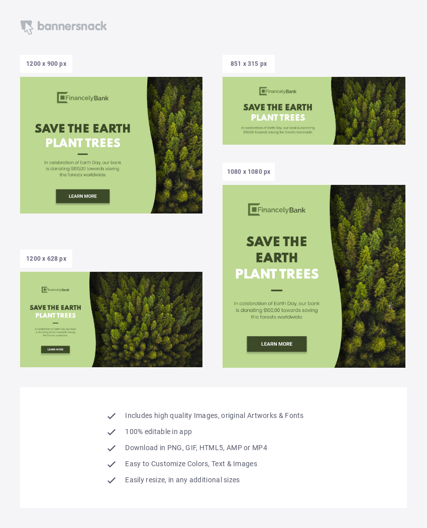 Plant Trees Earth Day Donation - social