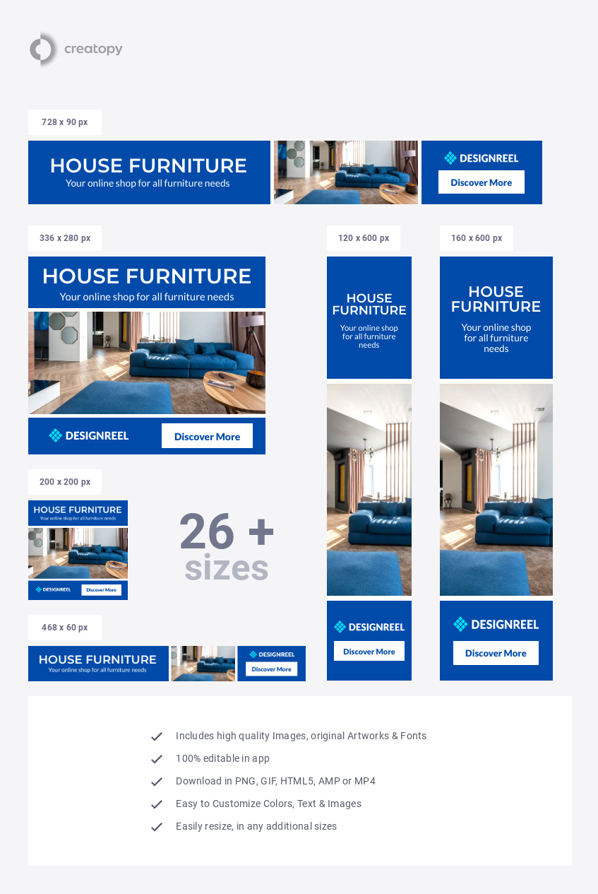 House Furniture Online Shop - display