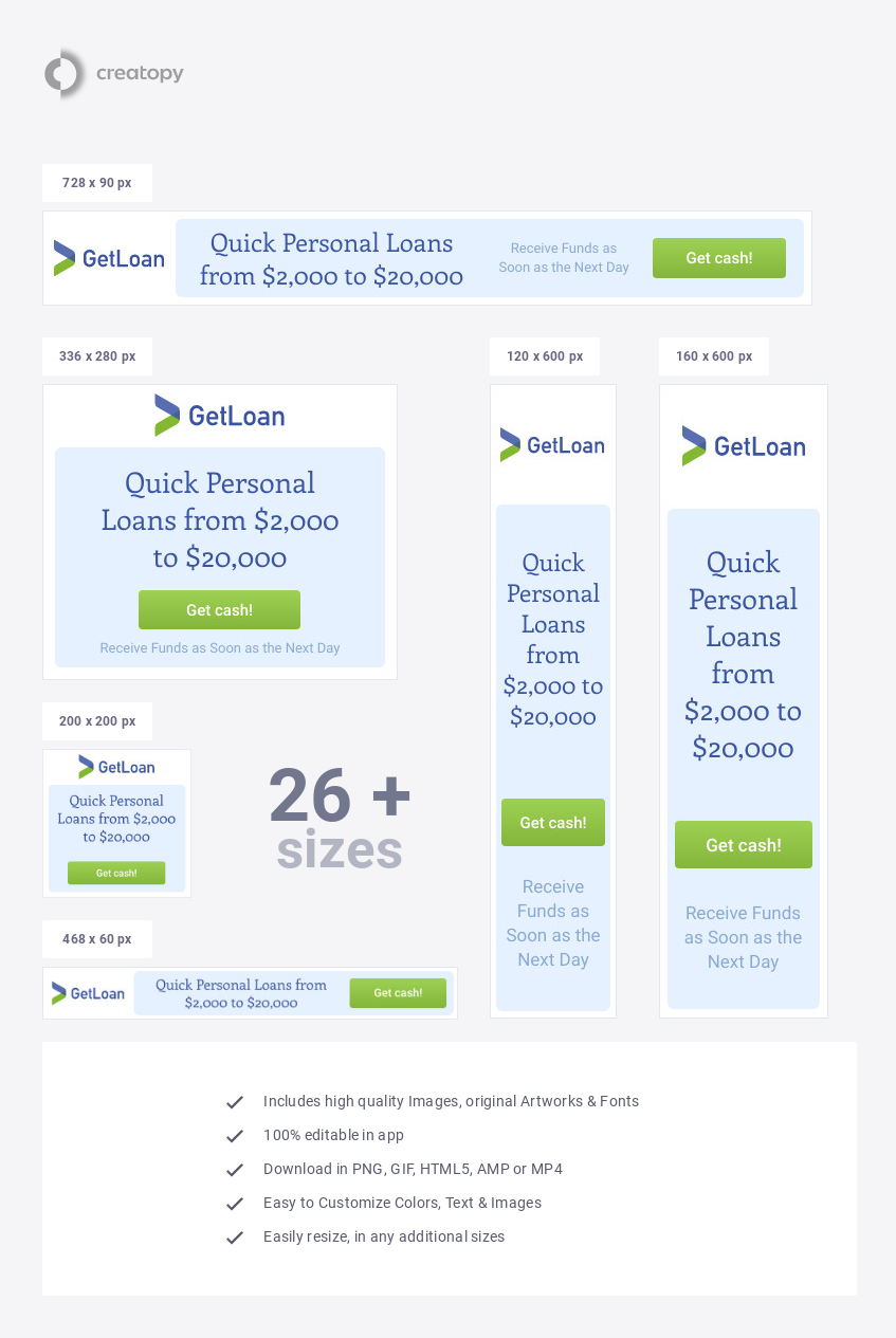 Get Quick Personal Loans - display