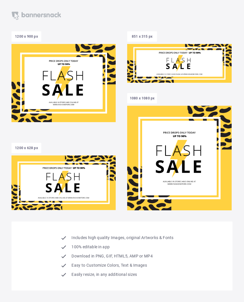 Flash Sale Facebook Post - social