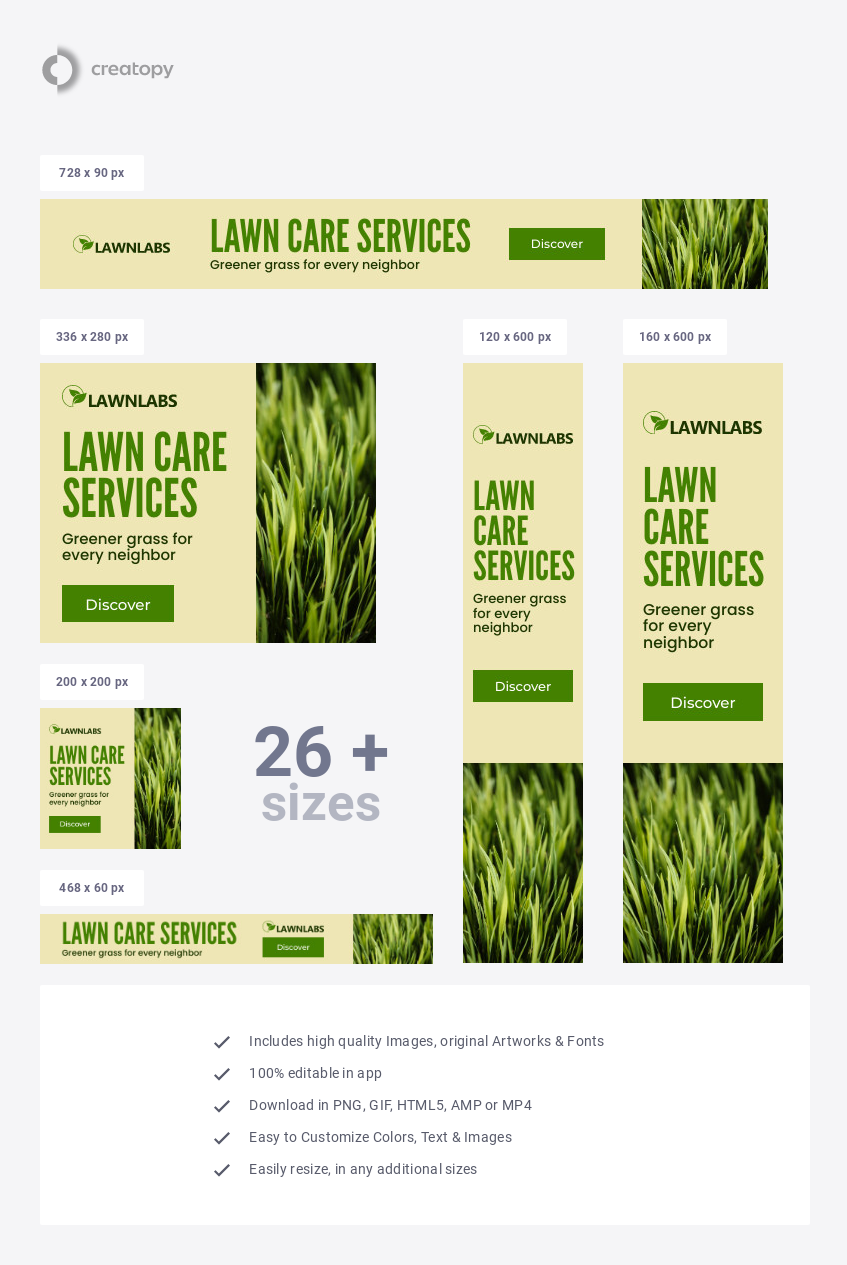 Greener Grass Lawn Care Services  - display