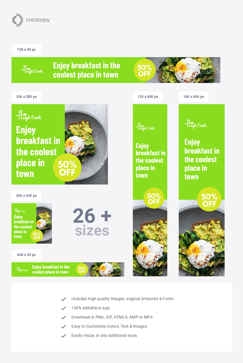 Cool Healthy Breakfast Promo - display