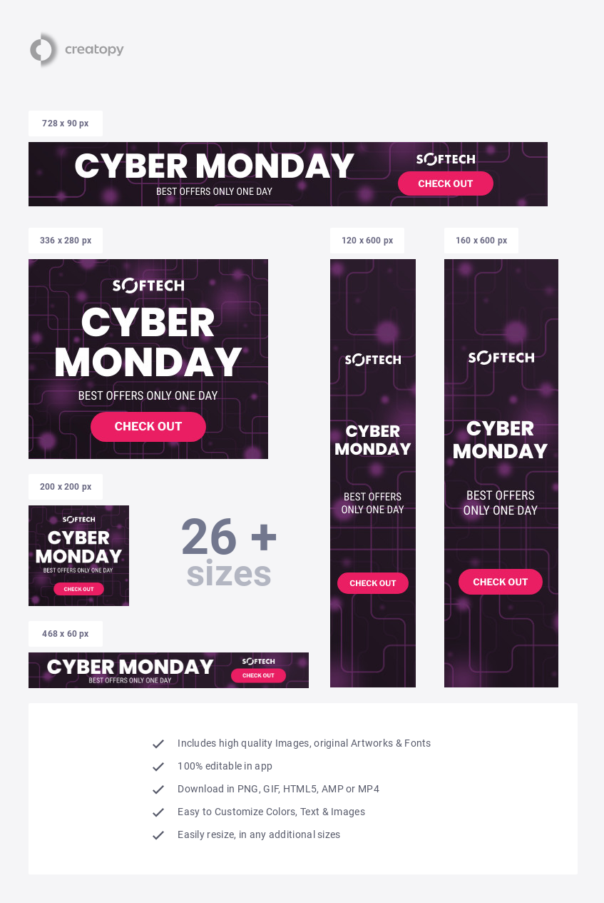 Cyber Monday Best Purple Offers - display