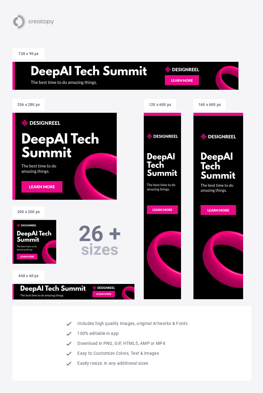 DeepAI Tech Summit for Amazing Things  - display